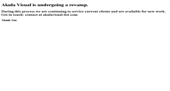 Desktop Screenshot of akulavisual.com
